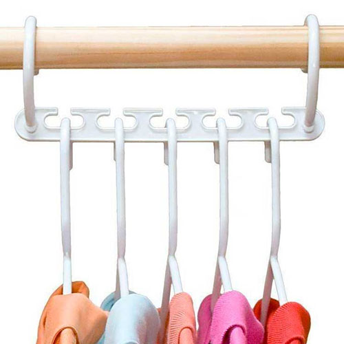 Organizador de cabides para 40 peças de roupa
